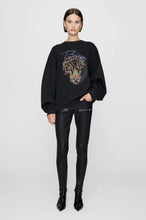 Afbeelding in Gallery-weergave laden, Anine Bing Harvey Crew Leopard Vintage Black A-08-5787-069