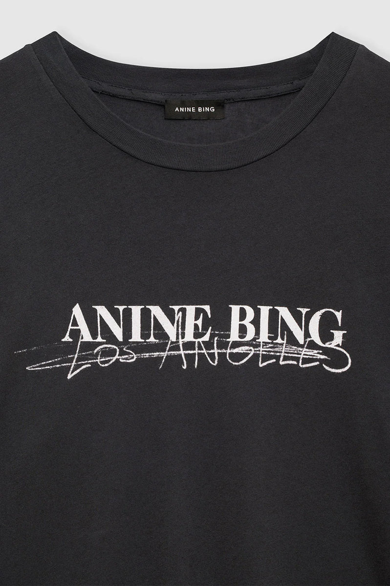 ANINE BING/アニービン】 WALKER TEE DOODLE Tシャツ tee-shirt-walker-doodle-anine-