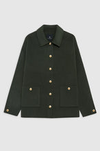 Afbeelding in Gallery-weergave laden, Anine Bing Luca Jacket Olive Cashmere Blend Style A-01-10120-GEE12