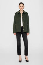 Afbeelding in Gallery-weergave laden, Anine Bing Luca Jacket Olive Cashmere Blend Style A-01-10120-GEE12