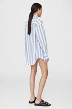 Afbeelding in Gallery-weergave laden, Anine Bing Plaza Shirt White and Blue Stripe A-07-5834-STR1