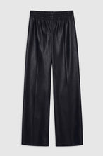Afbeelding in Gallery-weergave laden, Anine Bing Soto Pant Night Sky Vegan Leather Navy Style #A-03-10047-NYA20