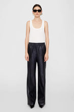 Afbeelding in Gallery-weergave laden, Anine Bing Soto Pant Night Sky Vegan Leather Navy Style #A-03-10047-NYA20