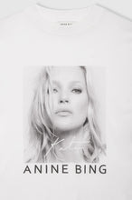 Afbeelding in Gallery-weergave laden, Anine Bing Avi Tee Kate Moss White A-08-2261-000A