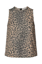 Afbeelding in Gallery-weergave laden, Rabens Saloner PIPER LEOPARD PRINT TANK TOP I LEOPARD