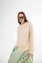 Afbeelding in Gallery-weergave laden, Rabens Saloner SOFT KNIT BOXY SWEATER - CEDRA W25137302 Buttercream