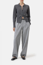 Afbeelding in Gallery-weergave laden, Closed Cardigan with collar Dark Grey melange C96266-99A-22