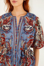 Afbeelding in Gallery-weergave laden, Farm Rio Paisley Scarf Cream Blouse
