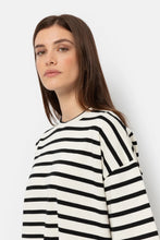 Afbeelding in Gallery-weergave laden, Âme Antwerp Klaxon Cotton T-shirt | White & Black Stripes
