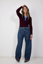 Afbeelding in Gallery-weergave laden, Coco Y Maria LEMONIE POLO AUBERGINE BLUE