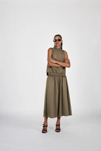 Afbeelding in Gallery-weergave laden, Rabens Saloner Poplin Heavy Full Skirt - Guri Dry Bark W25285105