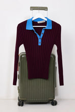 Afbeelding in Gallery-weergave laden, Coco Y Maria LEMONIE POLO AUBERGINE BLUE