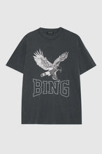 Afbeelding in Gallery-weergave laden, Anine Bing Lili Tee Retro Eagle Washed Black A-08-10075-WBL1
