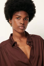 Afbeelding in Gallery-weergave laden, Sessùn Alfassa Tied Blouse Night Moka