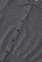 Afbeelding in Gallery-weergave laden, Closed Cardigan with collar Dark Grey melange C96266-99A-22