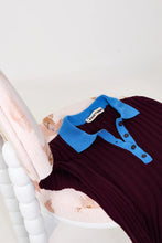 Afbeelding in Gallery-weergave laden, Coco Y Maria LEMONIE POLO AUBERGINE BLUE