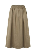 Afbeelding in Gallery-weergave laden, Rabens Saloner Poplin Heavy Full Skirt - Guri Dry Bark W25285105