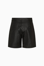 Afbeelding in Gallery-weergave laden, Co'couture 500139 PhoebeCC Long Leather Bermuda 65001 Black