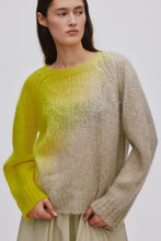 Afbeelding in Gallery-weergave laden, Rabens Saloner JASMIN Cross dye boxy sweater I Limeade pelican combo W25411301