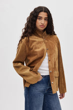 Afbeelding in Gallery-weergave laden, Rabens Saloner HEAVY SUEDE JACKET - THELMA W26388101