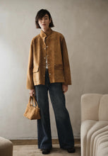 Afbeelding in Gallery-weergave laden, Rabens Saloner HEAVY SUEDE JACKET - THELMA W26388101