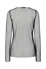 Afbeelding in Gallery-weergave laden, Rabens Saloner Netting Long Sleeve Top Jacka Black W24308107