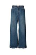 Afbeelding in Gallery-weergave laden, Rabens Saloner Denim Pant INI W24220101 Washed Indigo