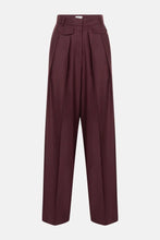 Afbeelding in Gallery-weergave laden, Âme Antwerp MICHEL PLUM PANTS W/ FRONT PLEATS