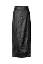 Afbeelding in Gallery-weergave laden, Rabens Saloner Glazed Skirt Naline Black W24367102