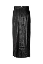 Afbeelding in Gallery-weergave laden, Rabens Saloner Glazed Skirt Naline Black W24367102