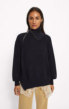 Afbeelding in Gallery-weergave laden, Roseanna ZIP KNIT Navy W25milazip