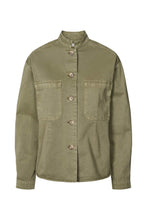 Afbeelding in Gallery-weergave laden, Rabens Saloner Canvas Light Shirt Jozephine Burnt Olive W24320104