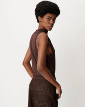 Afbeelding in Gallery-weergave laden, Sessùn 26109040 RAWHIDE Sleeveless jumper 02224 Mokaluz