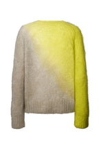 Afbeelding in Gallery-weergave laden, Rabens Saloner JASMIN Cross dye boxy sweater I Limeade pelican combo W25411301
