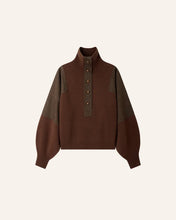 Afbeelding in Gallery-weergave laden, Sessùn 26109011 WYSSAL Turtle neck sweater 02372 Patina Brown 28