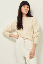 Afbeelding in Gallery-weergave laden, Sessun Baysilte Pull Col Rond FDS Fleur de Sel 24109017