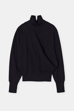 Afbeelding in Gallery-weergave laden, Closed Draped Turtleneck Black C95380-472-EM