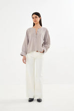 Afbeelding in Gallery-weergave laden, Rabens Saloner Cnavas Light Pants Winter White Ini W24420111