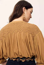 Afbeelding in Gallery-weergave laden, Sessun Palermo Blouse Ample Smockee 00546 Savana 24110012