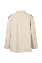 Afbeelding in Gallery-weergave laden, Rabens Saloner Denim Ecru Defense Jacket - Feodora Ecru W25220105