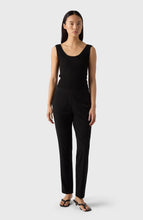 Afbeelding in Gallery-weergave laden, MARVILLE ROAD THE MOCKINGBIRD TROUSERS Soft Stretch Crêpe BLACK