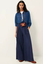 Afbeelding in Gallery-weergave laden, Sessùn Ridye Wide Leg Elastic Pants Blue de Chine
