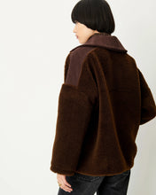 Afbeelding in Gallery-weergave laden, Sessùn 26112007 ICY ROCKY Mix fabric coat 02430 Earth 25