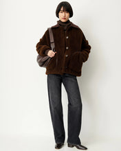 Afbeelding in Gallery-weergave laden, Sessùn 26112007 ICY ROCKY Mix fabric coat 02430 Earth 25