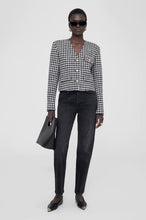Afbeelding in Gallery-weergave laden, Anine Bing Cara Jacket Cream and Balck Houndstooth A-01-7205-003