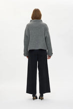 Afbeelding in Gallery-weergave laden, Rabens Saloner SHEEP KNIT REVERSE JACKET - EMEL W26437311 Grey melange