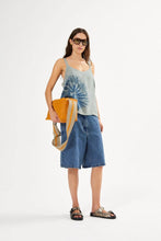 Afbeelding in Gallery-weergave laden, Rabens Saloner MAISA CARTWHEEL CAMISOLE TOP I OCEAN COMBO