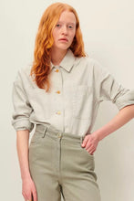Afbeelding in Gallery-weergave laden, Sessùn NOTTERI Worker overshirt Icy