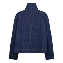 Afbeelding in Gallery-weergave laden, Co'couture DelinaCC Denim Box Jacket 30170 555 Dark Denim