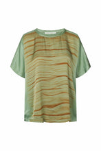 Afbeelding in Gallery-weergave laden, Rabens Saloner Tidal Blouse MAGGI W24281110 Green Combo